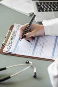 Health insurance paperwork