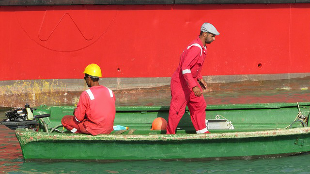 maritime workers on a boat