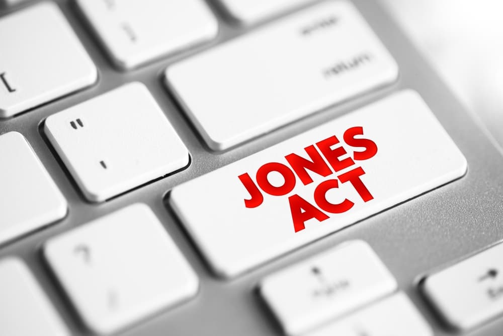 keyboard with Jones Act button