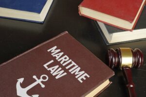 Maritime law is illustrated through text.