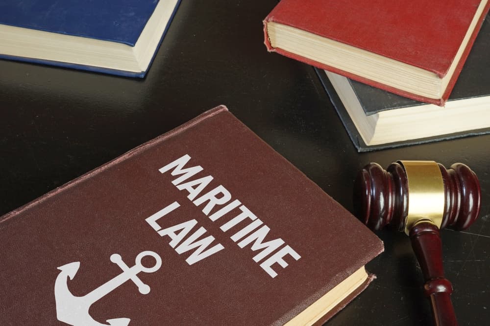 Maritime law is illustrated through text.